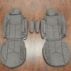2003-2006 Chevy Avalanche Smoke Gay custom leather seat covers- front seat upholstery with armrest