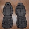 1996-1999 Acura CL Black Leather Seat Covers - Front seat upholstery
