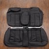 1996-1999 Acura CL Aftermarket Black leather seat covers - rear seat upholstery with Armrest