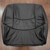 Black leather backrest upholstery for bucik lesabre