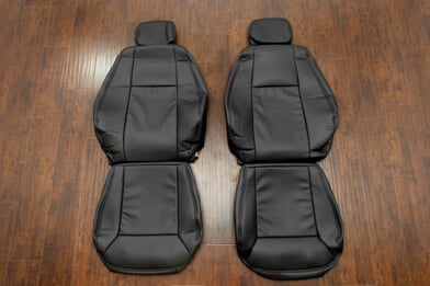 2005-2010 Chevrolet Cobalt Aftermarket Black Leather seat Upholstery - Featured Image