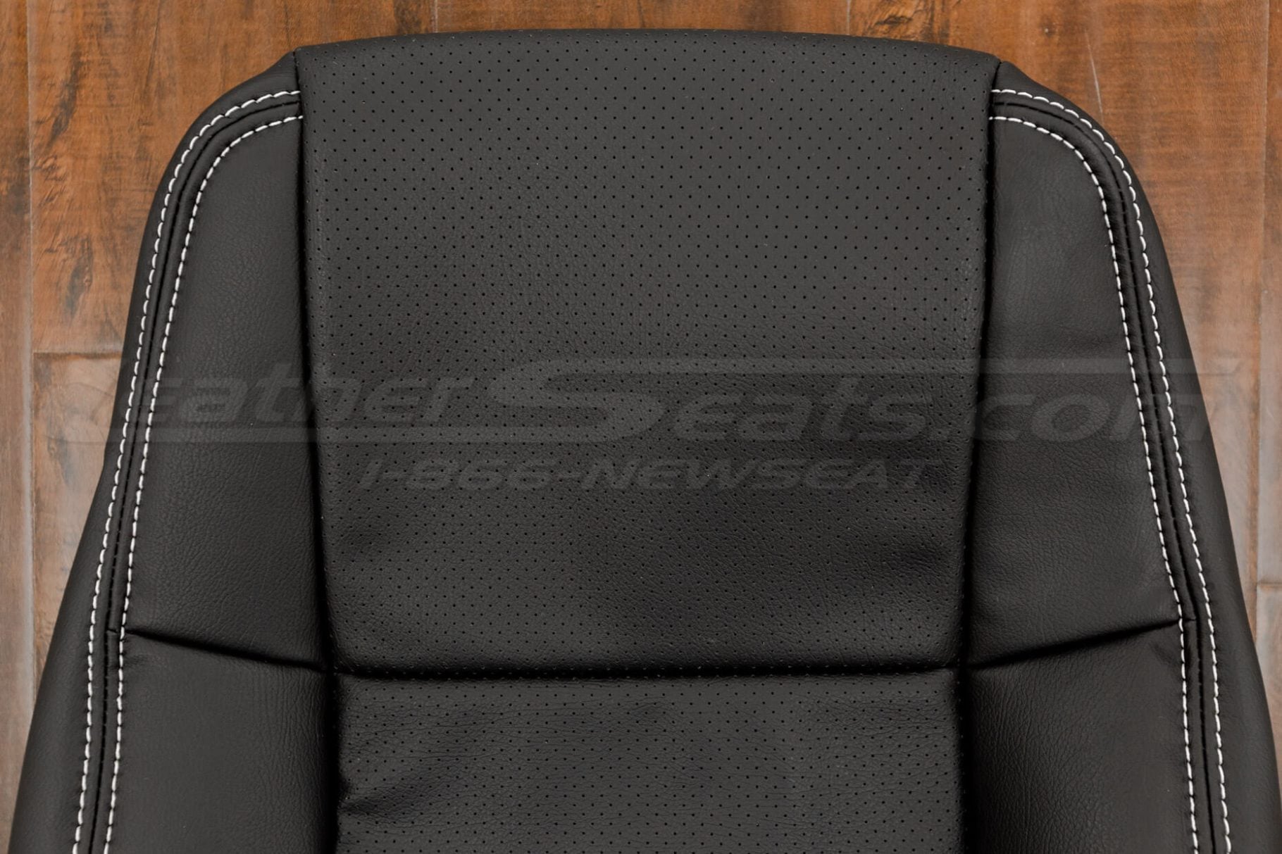 Upper section of H1 backrest upholstery with perforation