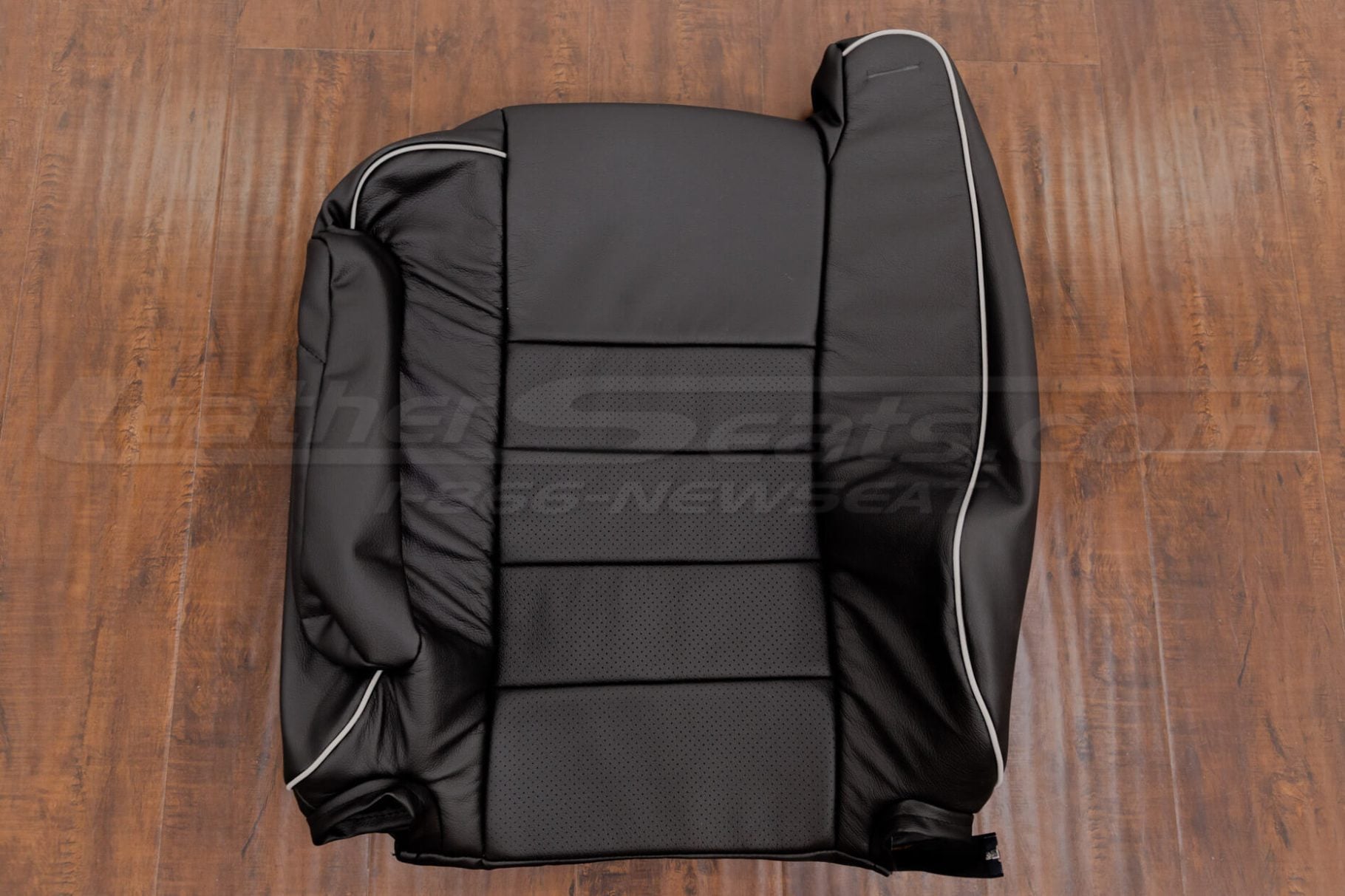 Hummer H2 leather backrest upholstery with perforation