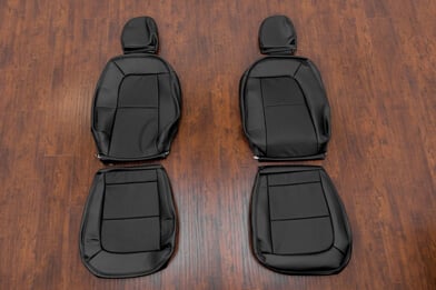 2017-2021 Chevrolet Bolt Black leather seat upholstery - feautred image