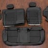 Rear seat black chevy bolt rear seat upholstery with bolsters