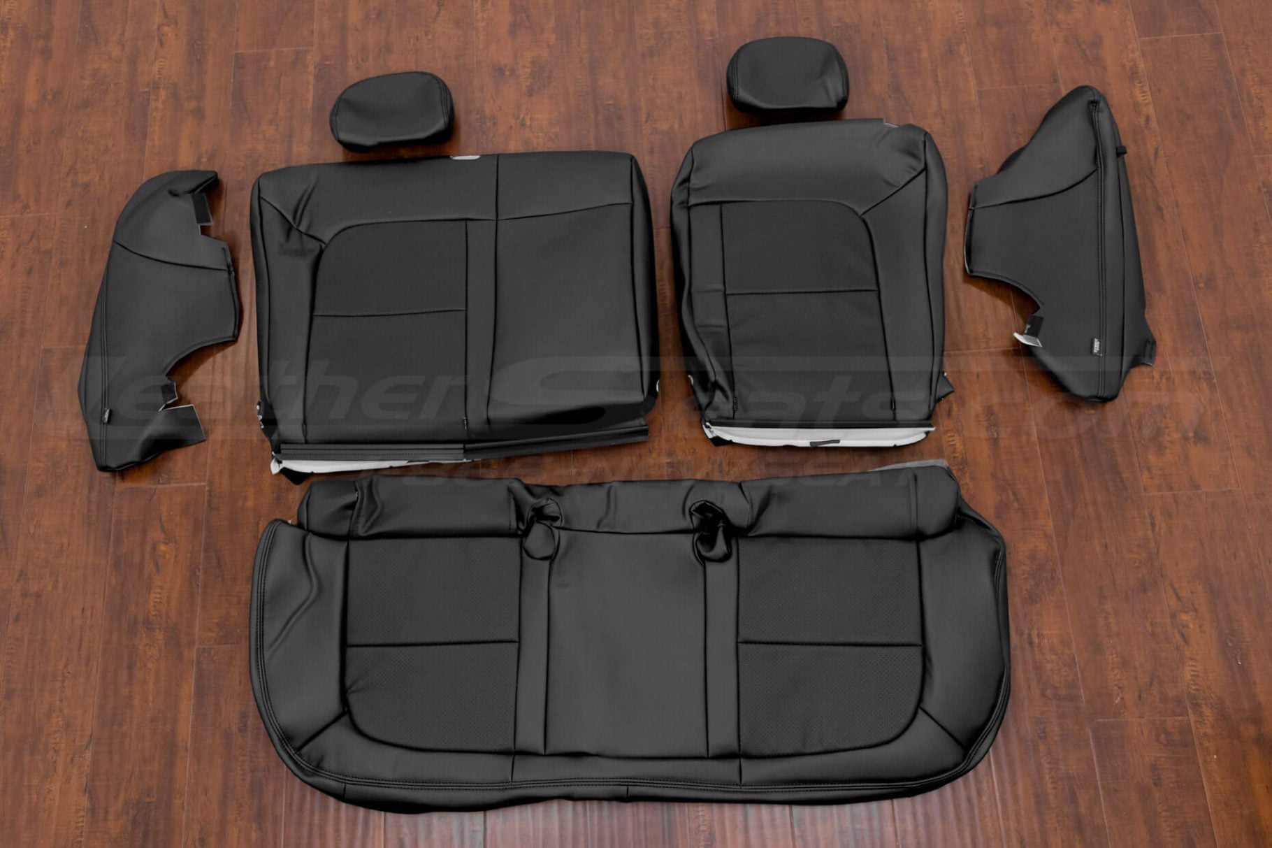 Rear seat black chevy bolt rear seat upholstery with bolsters