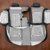 Rear seat LaCrosse seat covers with bolsters flipped