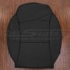 Black leather backrest upholstery for chevrolet malibu