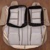 Malibu Cashmere rear seat upholstery with bolsters flipped