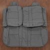 Light Grey/ OEM Titanium malibu rear seat leather covers with bolsters