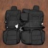 2019-2025 Chevy Blazer black leather seat covers - rear seat upholstery with armrest