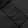 Black Integra leather texture close-up