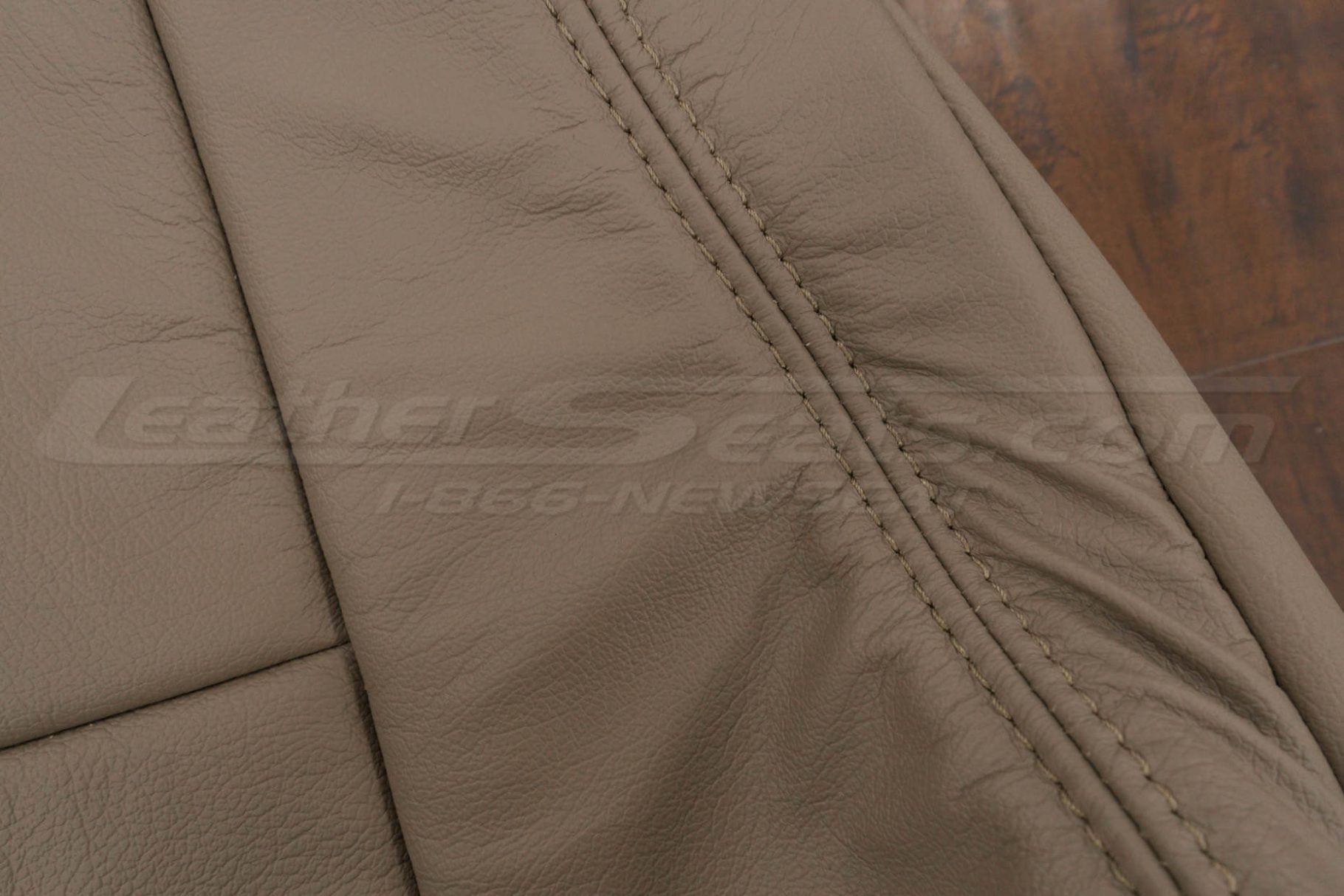 Desert double-stitching on matching desert leather for Acura Legend