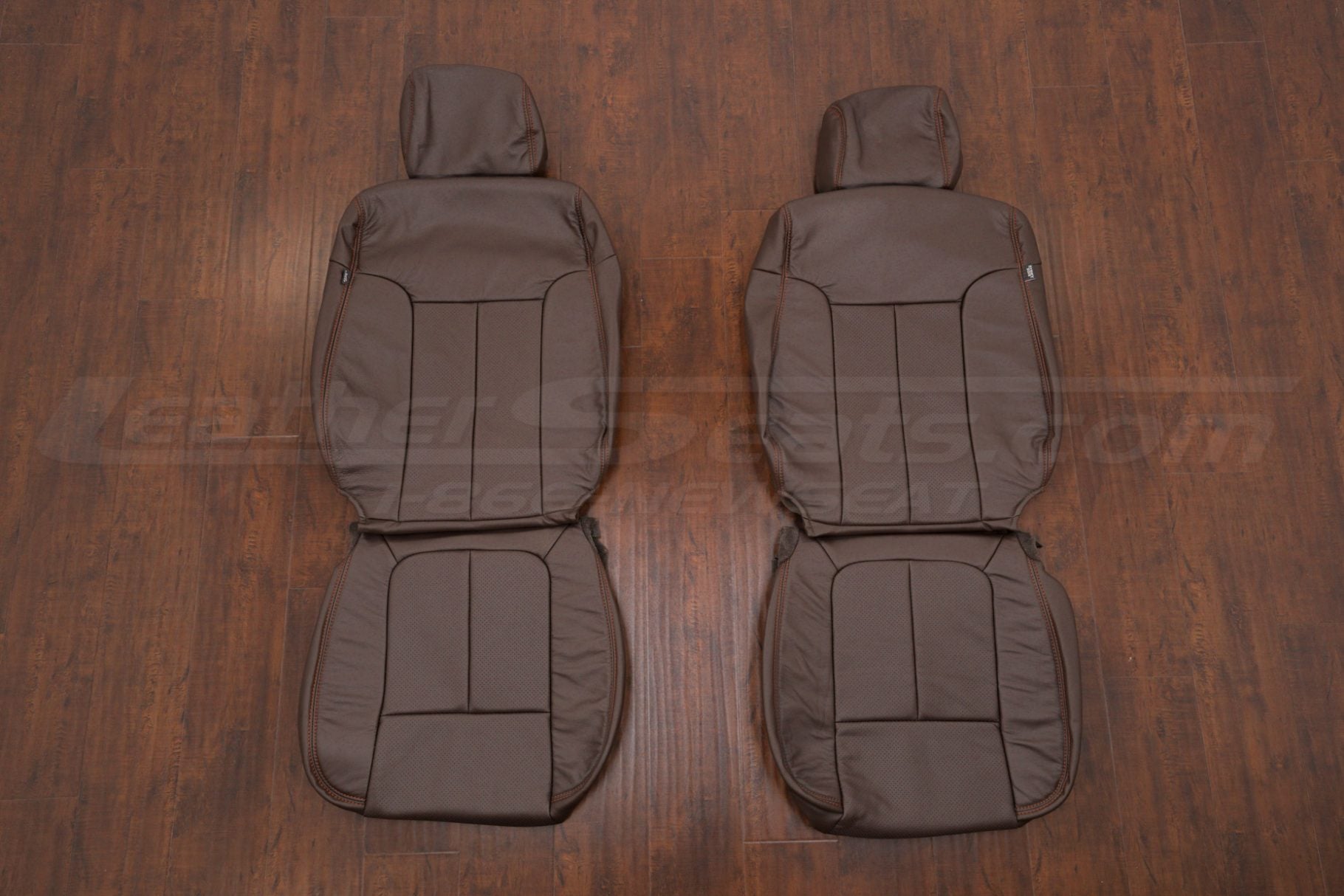 2011-2016 Ford Superduty leather seat interior kit - coffee - front seat covers