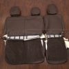 Rear seat leather upholstery flipped