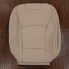 2015-2019 Subaru Outback custom leather backrest upholstery in biscuit
