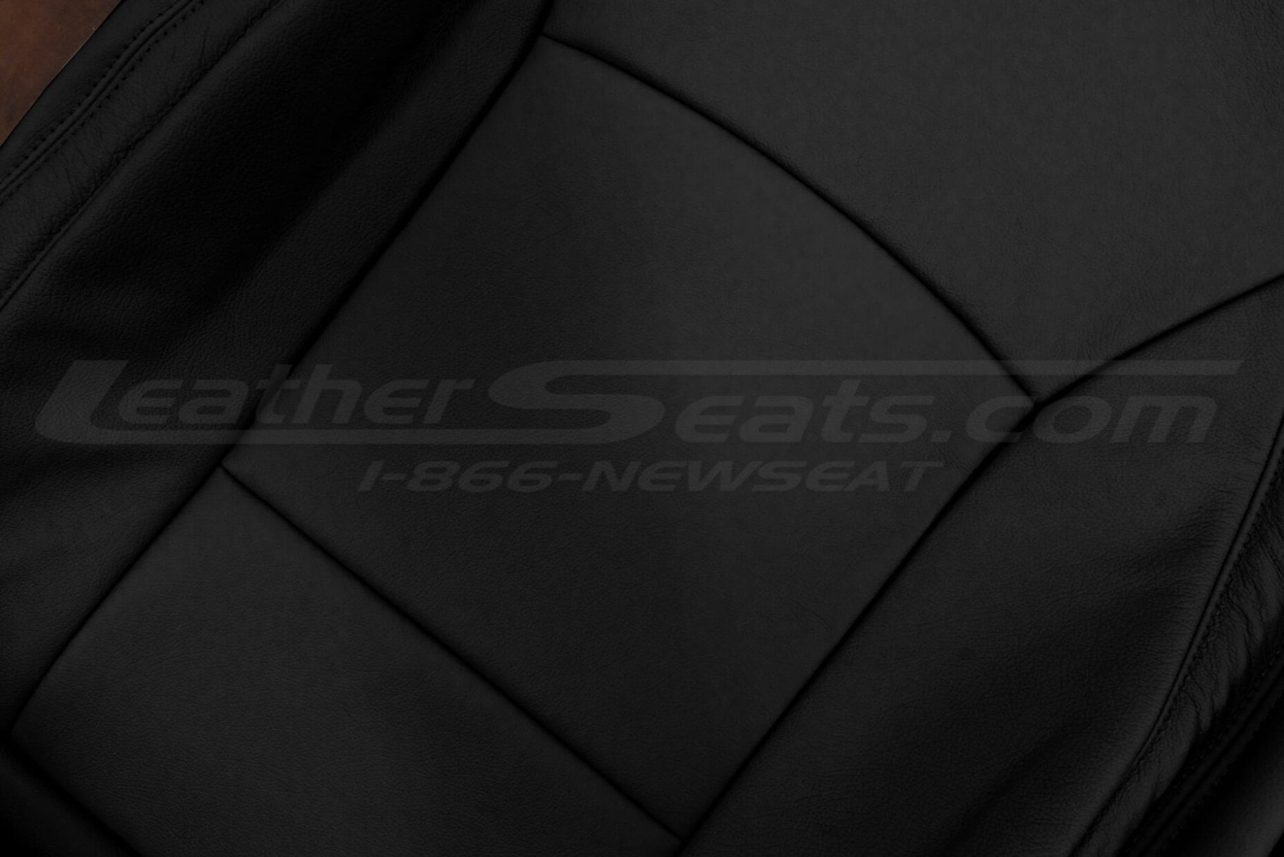 Subaru outback premium black leather texture close-up