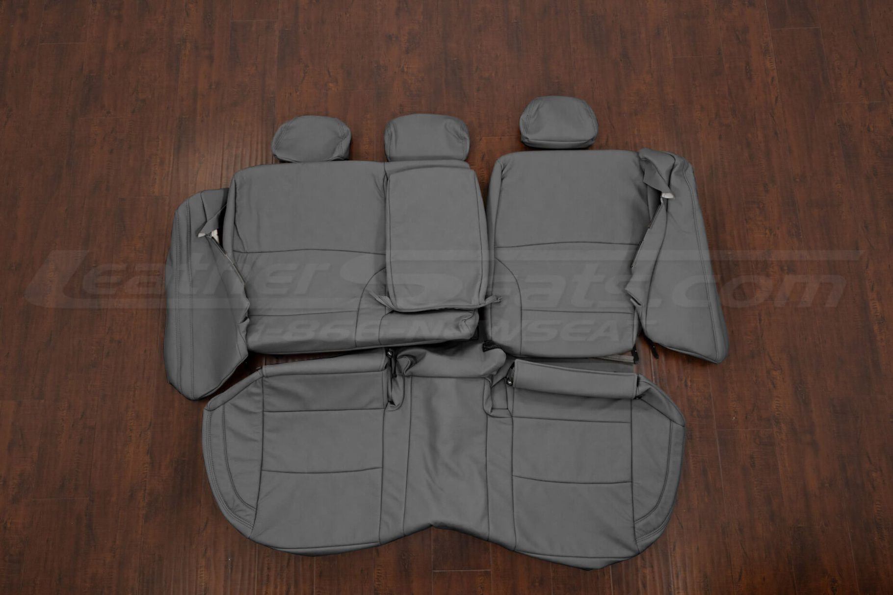 2015-2019 Subaru Outback Premium aftermarket rear seat leather covers - Rear seats with bolsters and armrests