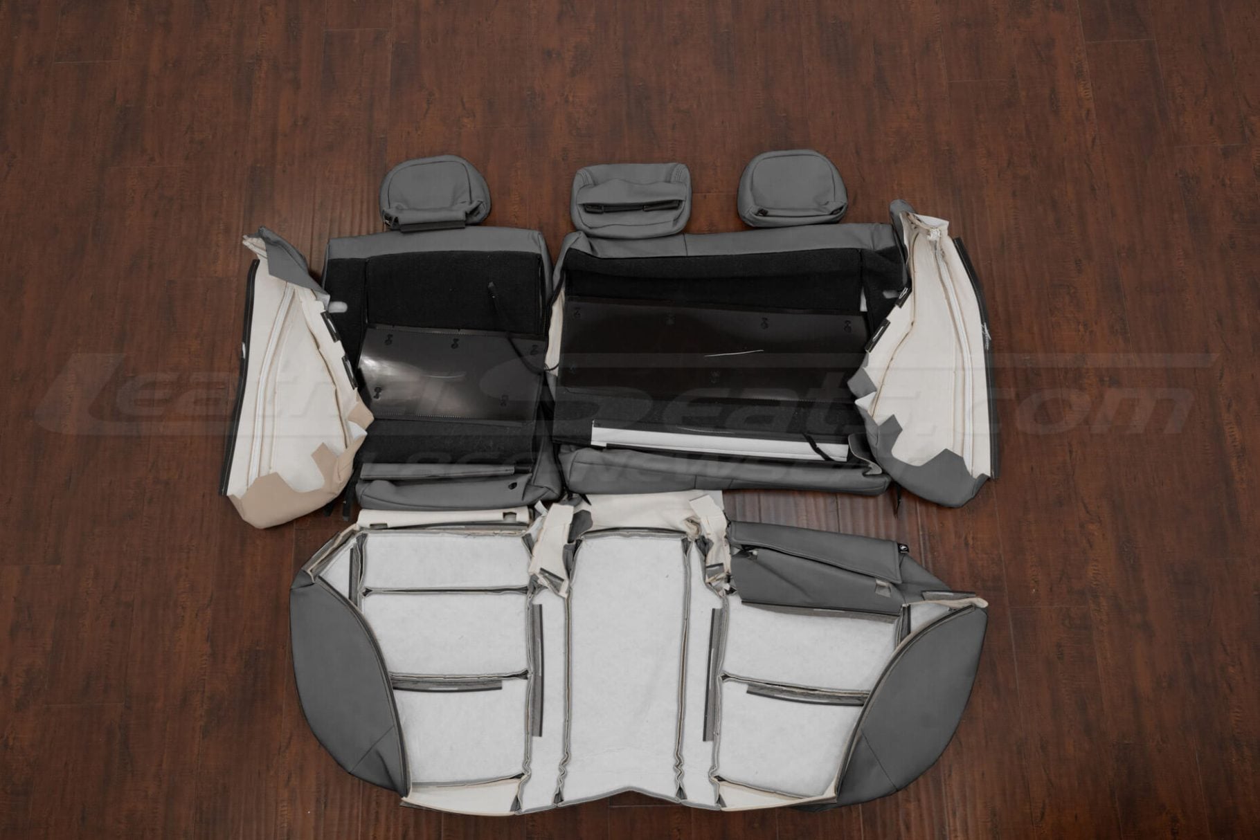 Outback rear seat upholstery and bolsters flipped
