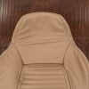 Headrest cover section of corvette leather backrest