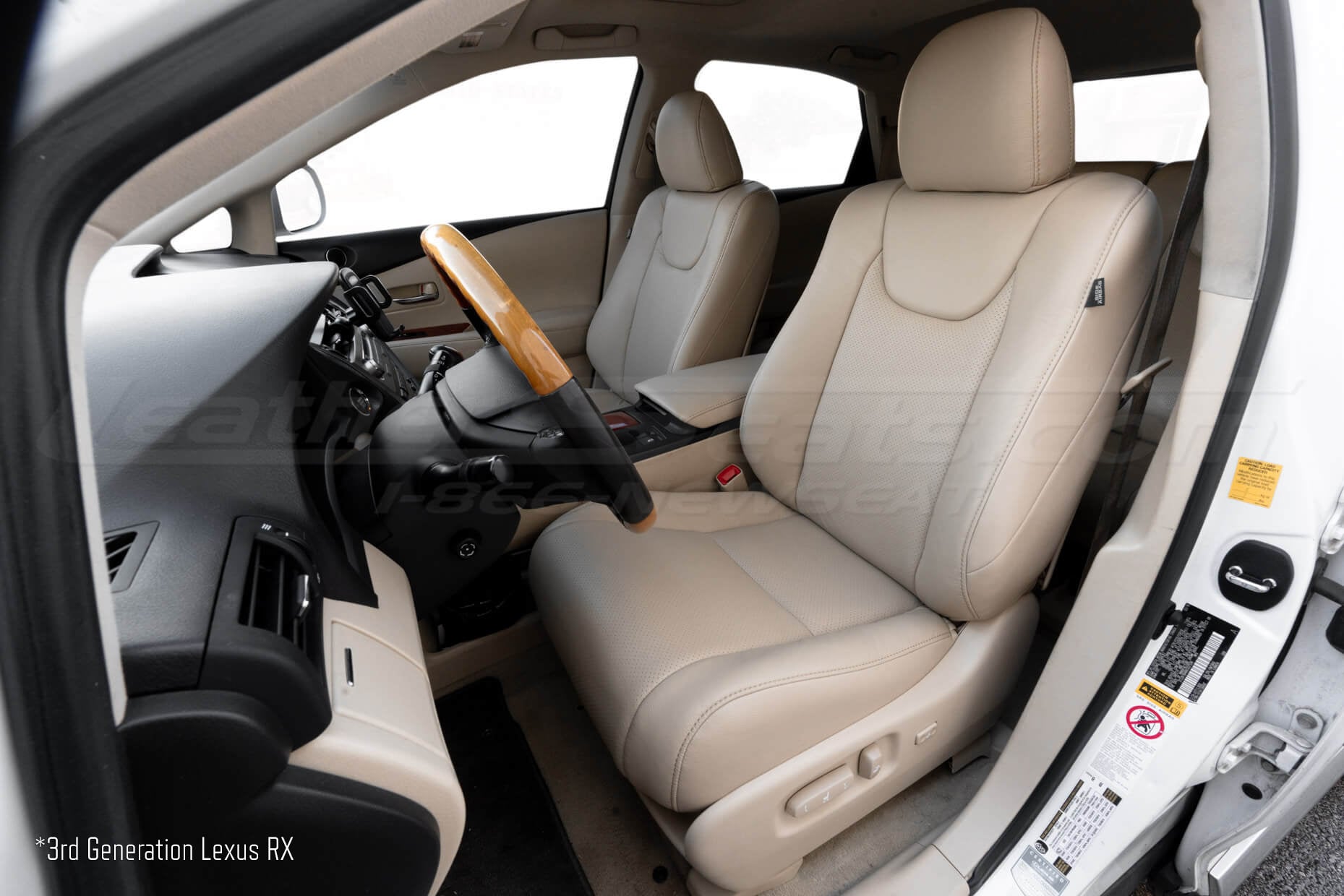 2010-2015 Lexus RX350 with replacement oem matching leather seat covers