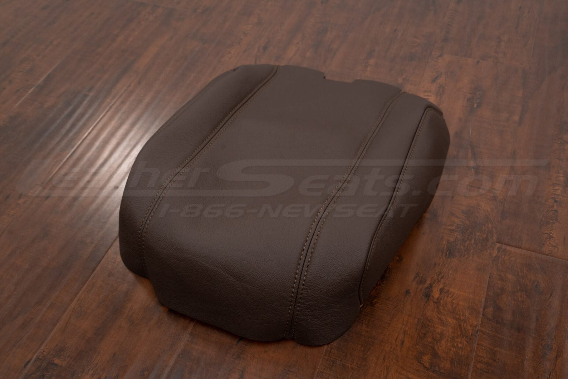 Custom leather cover for 2009-2017 Dodge Ram center console lid