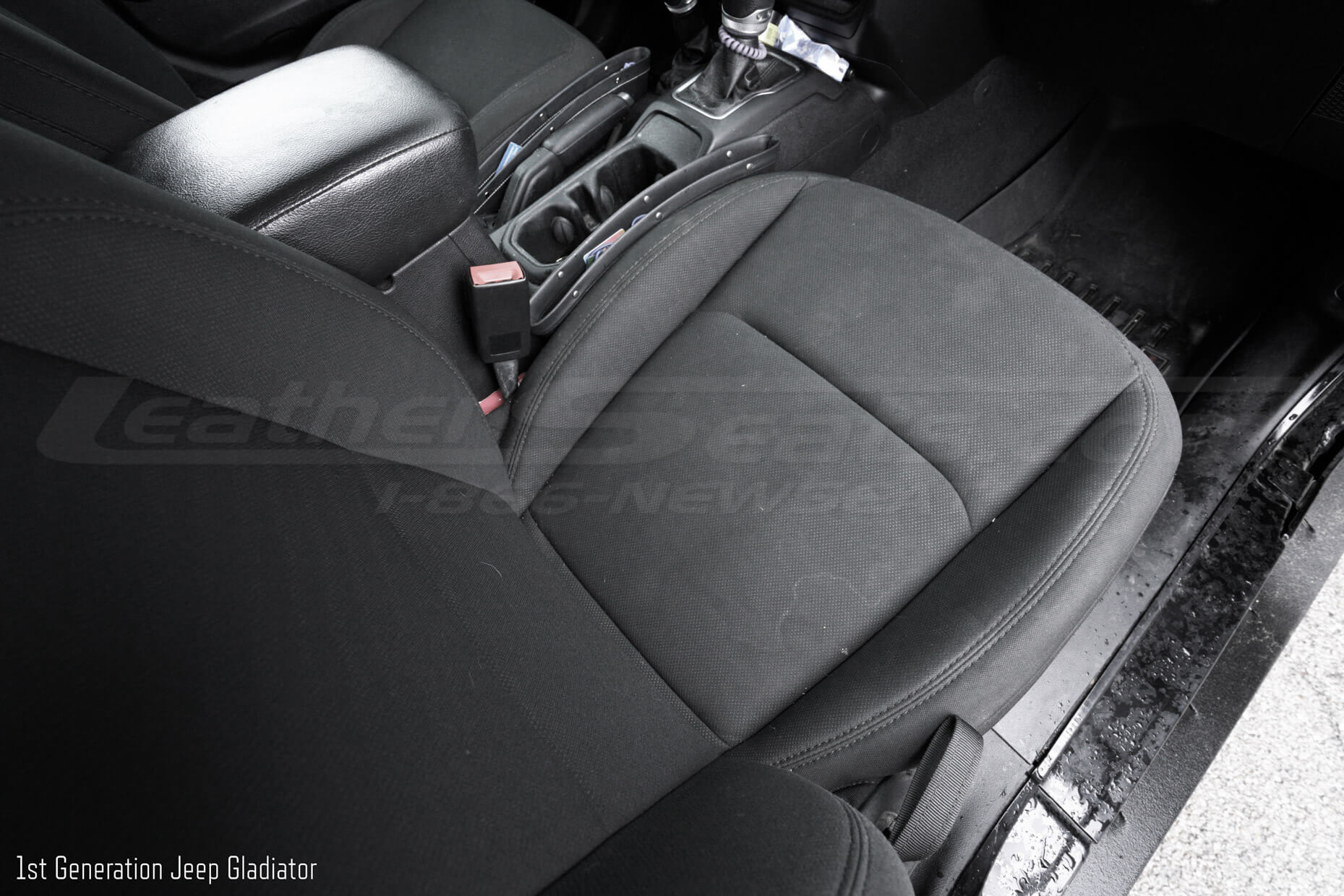 J Gladiator cloth passenger seat cushion