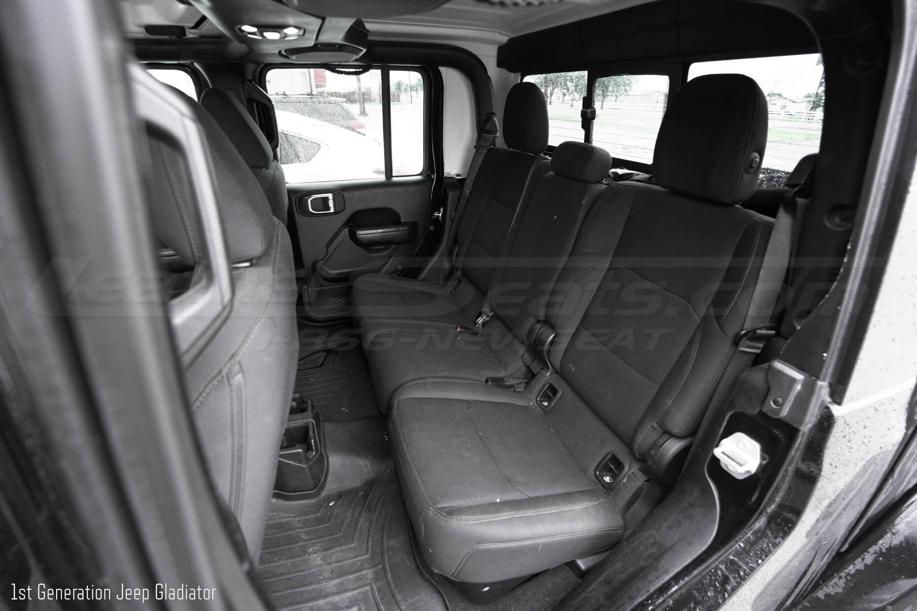 Driver side rear cloth leather seats for JT Gladiator