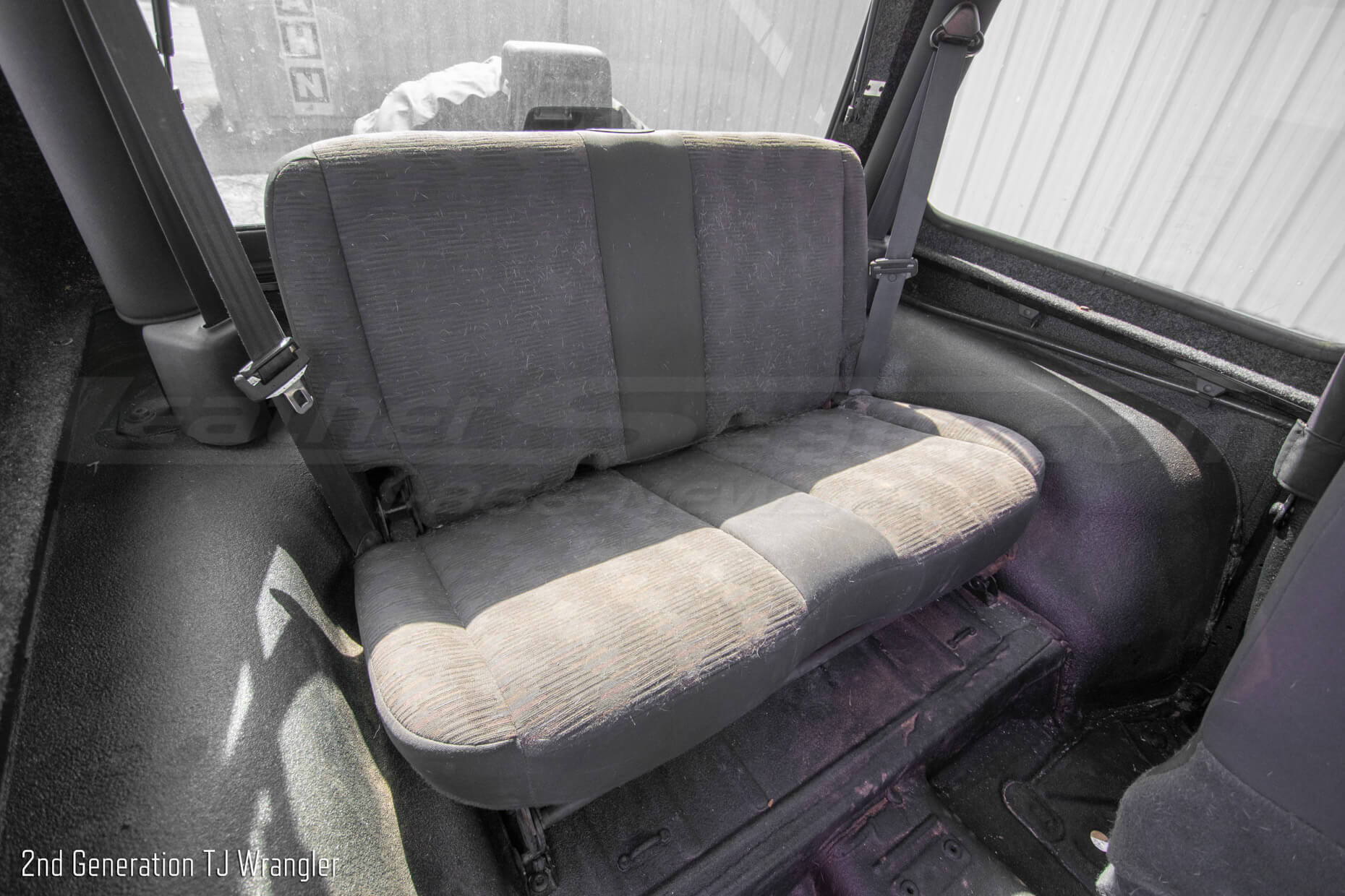 TJ Wrangler Rear oem cloth seats