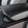Stitching close-up on rx350 center console lid cover