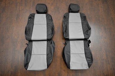 2009-2011 Toyota Tacoma Double Cab two-tone leather seat kit - featured image