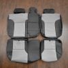 2009-2011 Toyota Tacoma Double Cab Rear seat civers - Black and ice grey upholstery