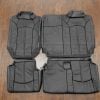 2009-2017 Chevrolet Traverse black leather seat covers - Third row upholstery