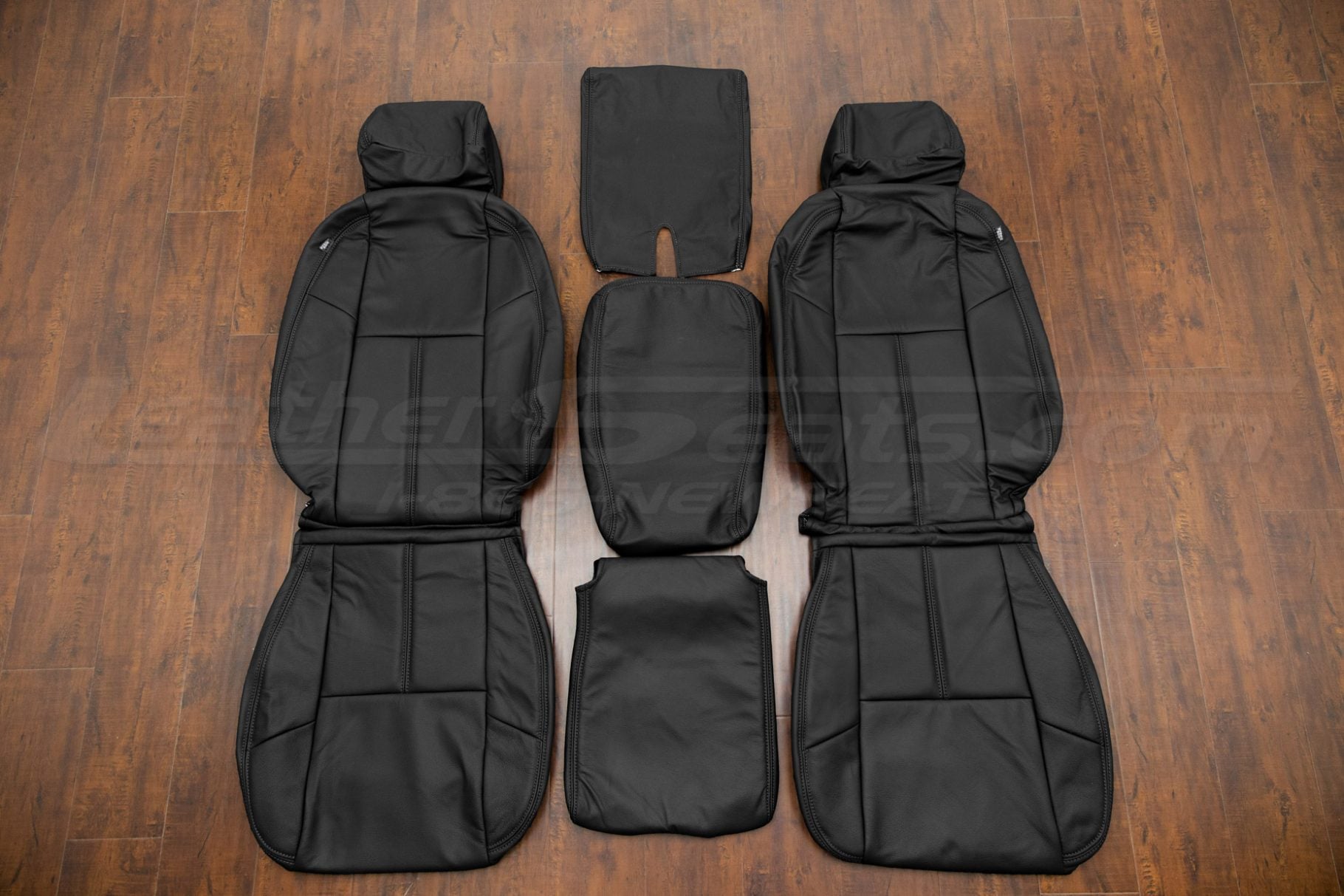 2007-2013 Chevy Avalanche black leather seat covers - front seat upholstery