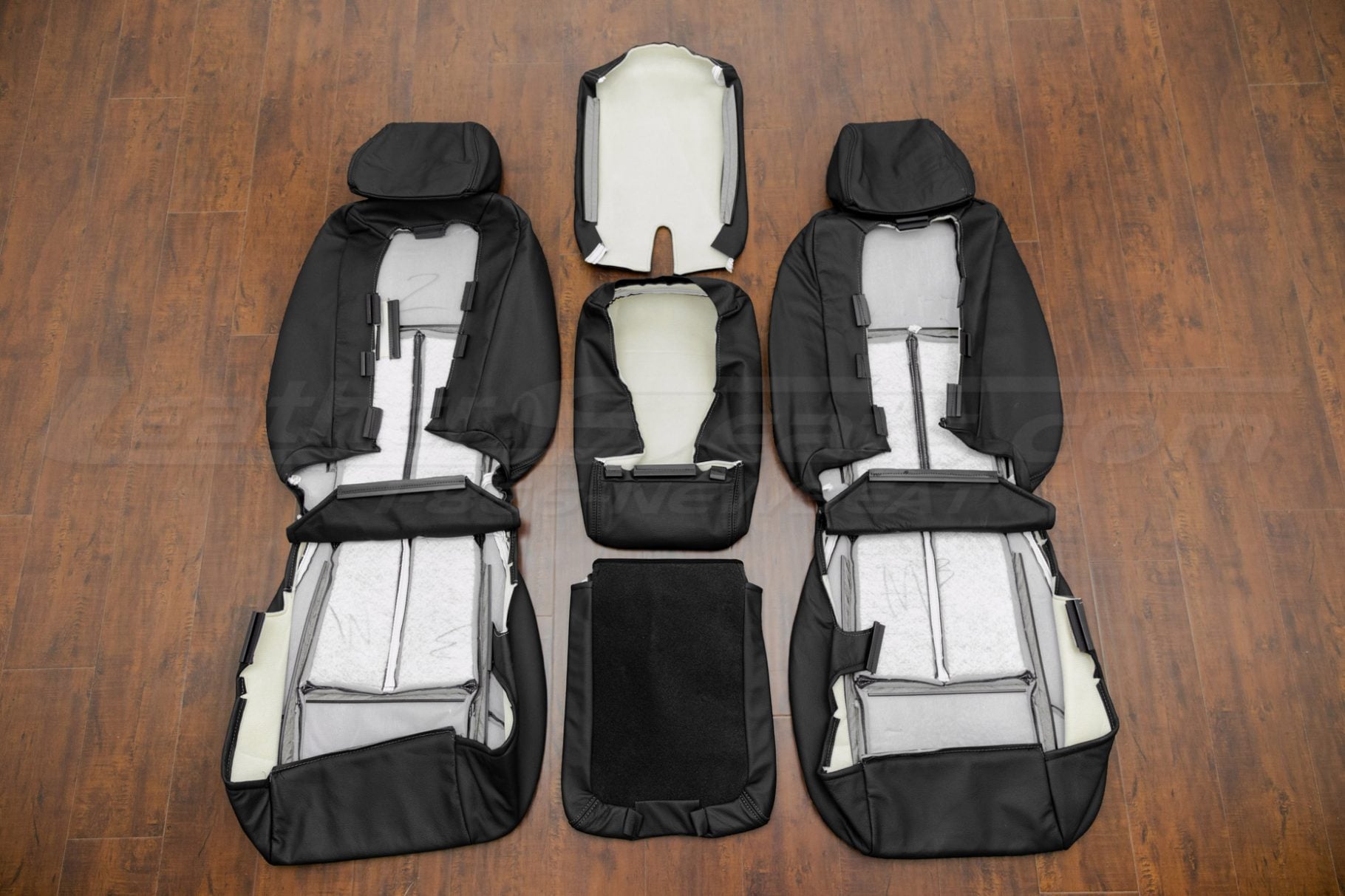 Chevy Avalanche front seat upholstery flipped