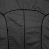 Black leather texture close-up for aftermarket d10 blazer leather kit