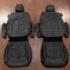 Black leather seat covers for chrysler pacifica - middle row uphosltery
