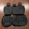 2017-2026 Chrysler Pacifica custom leather seats - black - third row seat covers