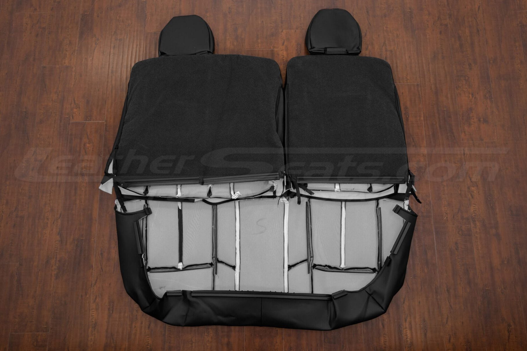 Rear seat H3T Upholstery Flipped