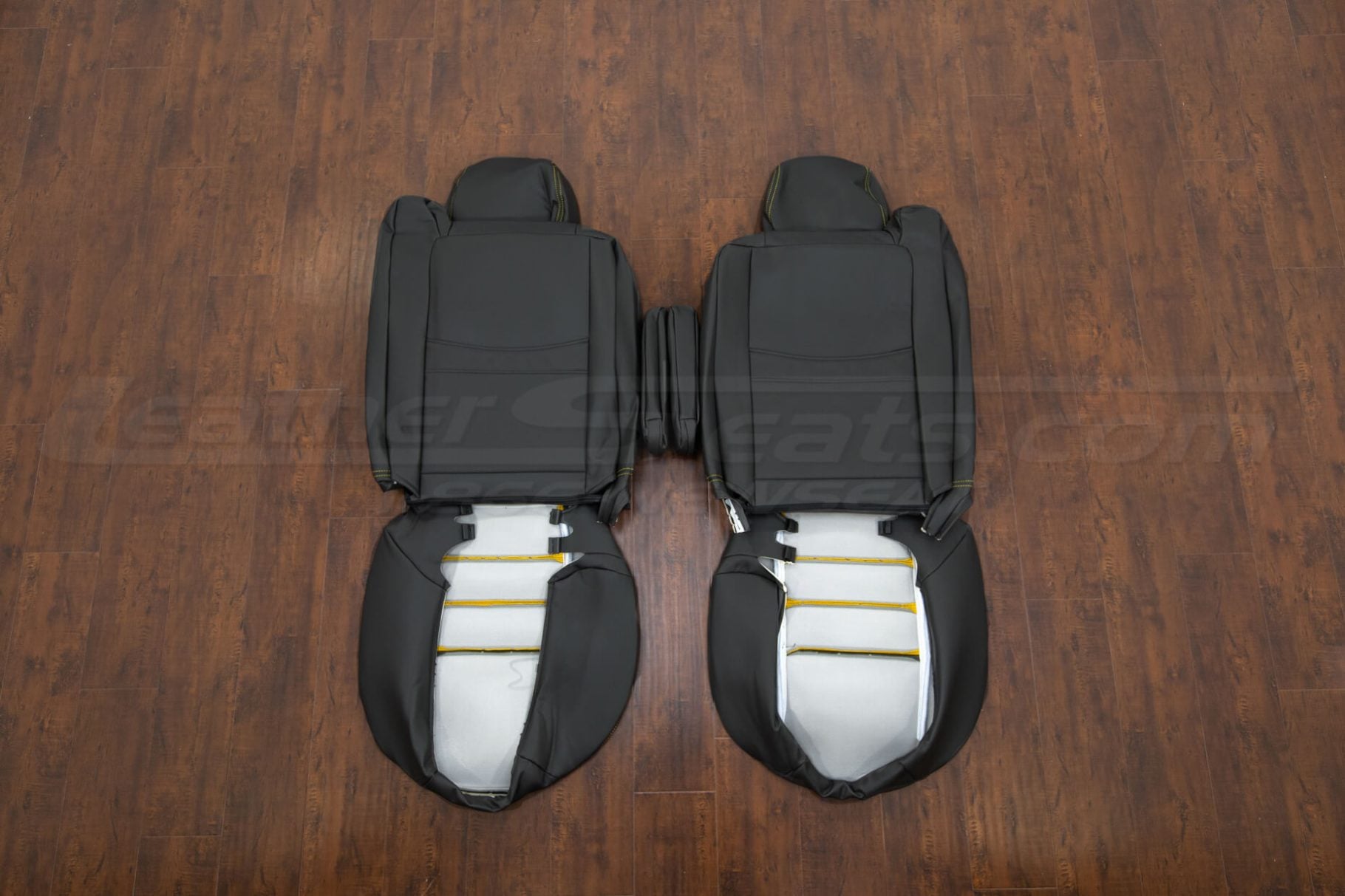 Front seat h2 upholstery with armrests flipped