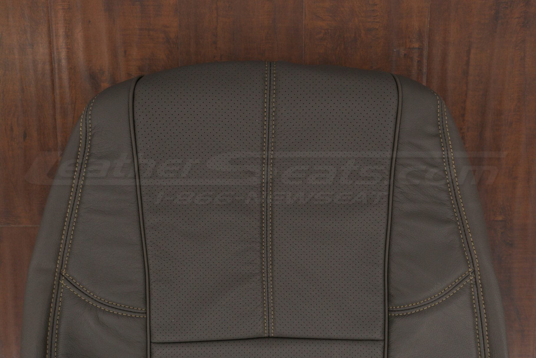 Upper section of leather backrest upholstery for chevy implala