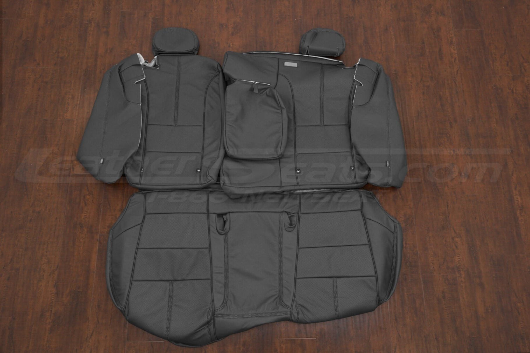 2016-2020 Chevy Impala replacement leather seat covers - Light Grey - Rear seat upholstery