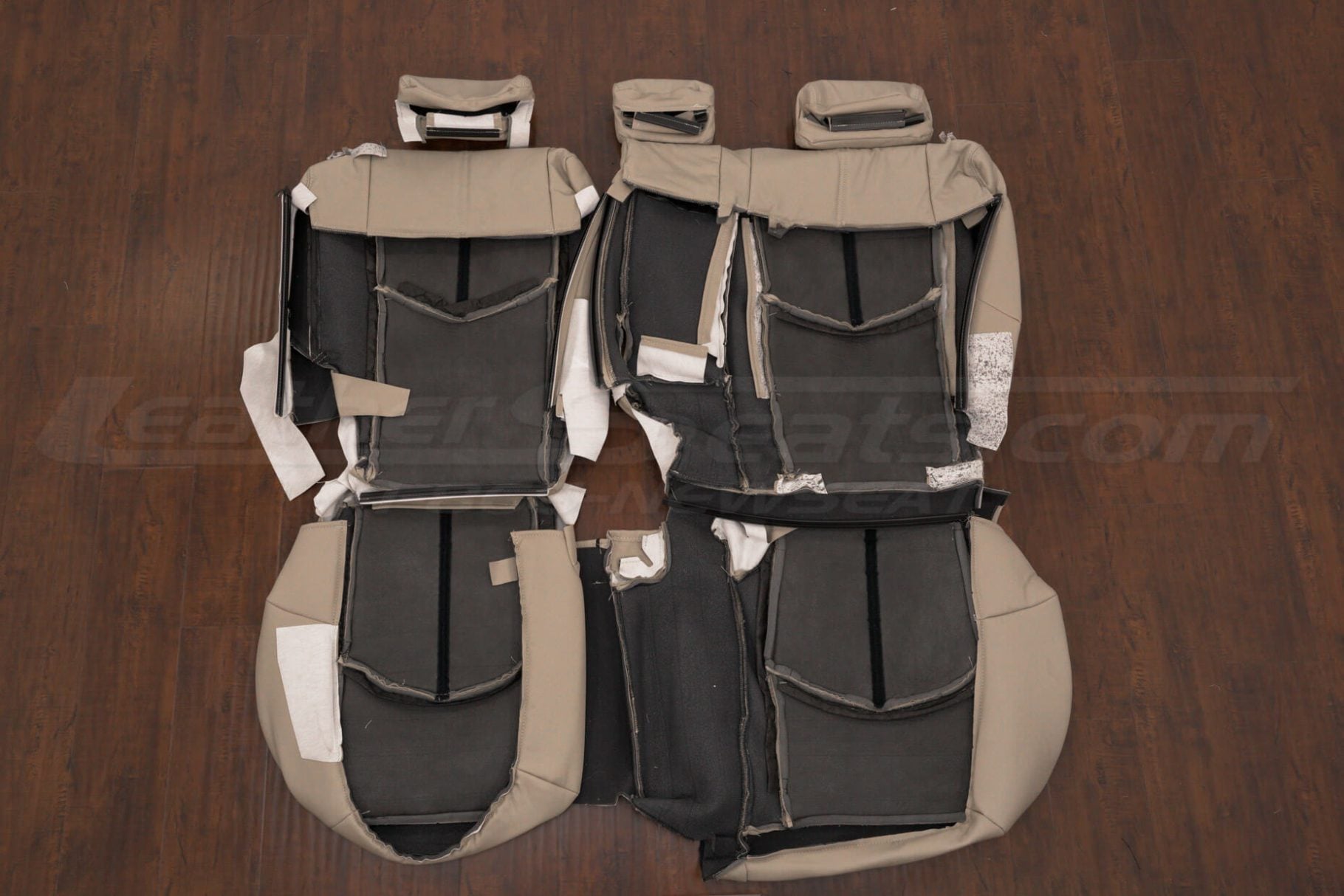 Rear seat RX300 leather kit flipped