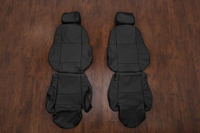 1994-1999 BMW 3 Series Convertible Black leather seat kit - sport buckets - featured image