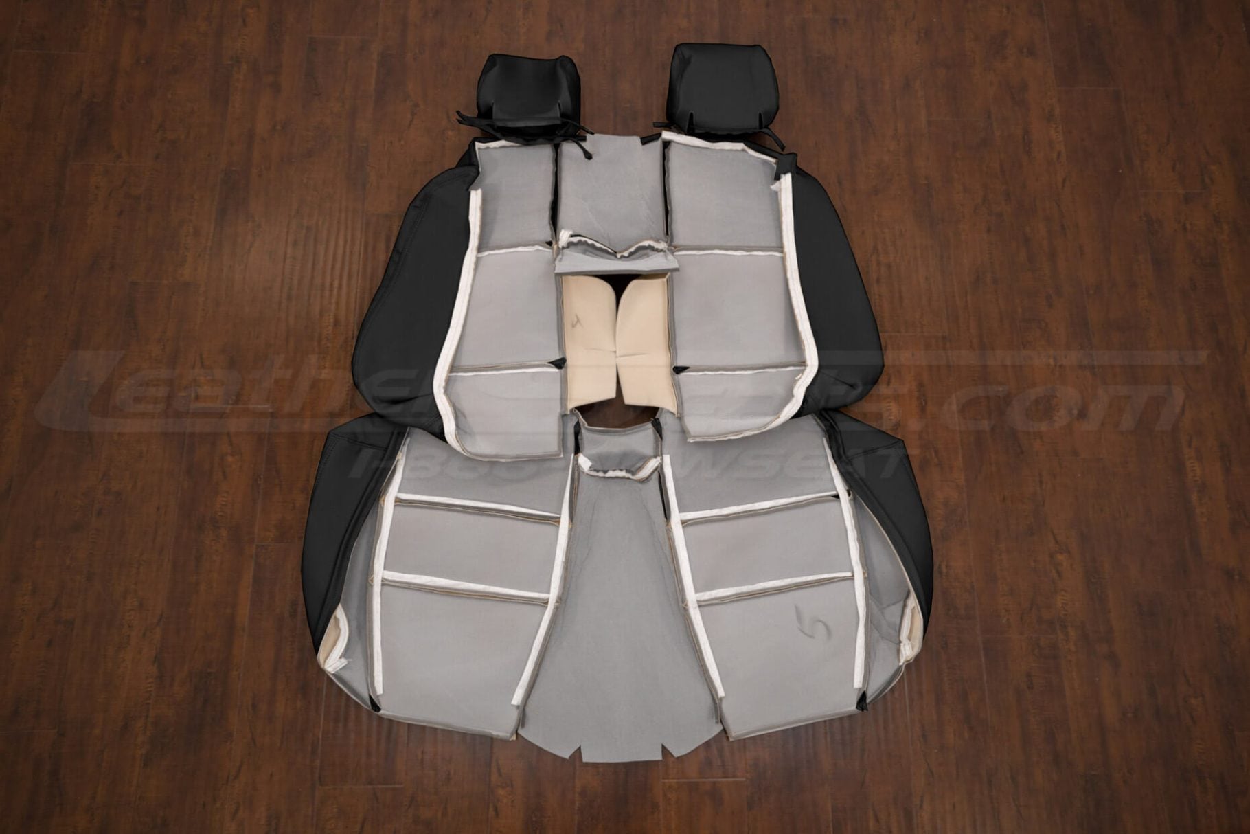 Rear seat e36 seat covers flipped