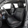 Tacoma black leather seat covers installed - Front driver seat