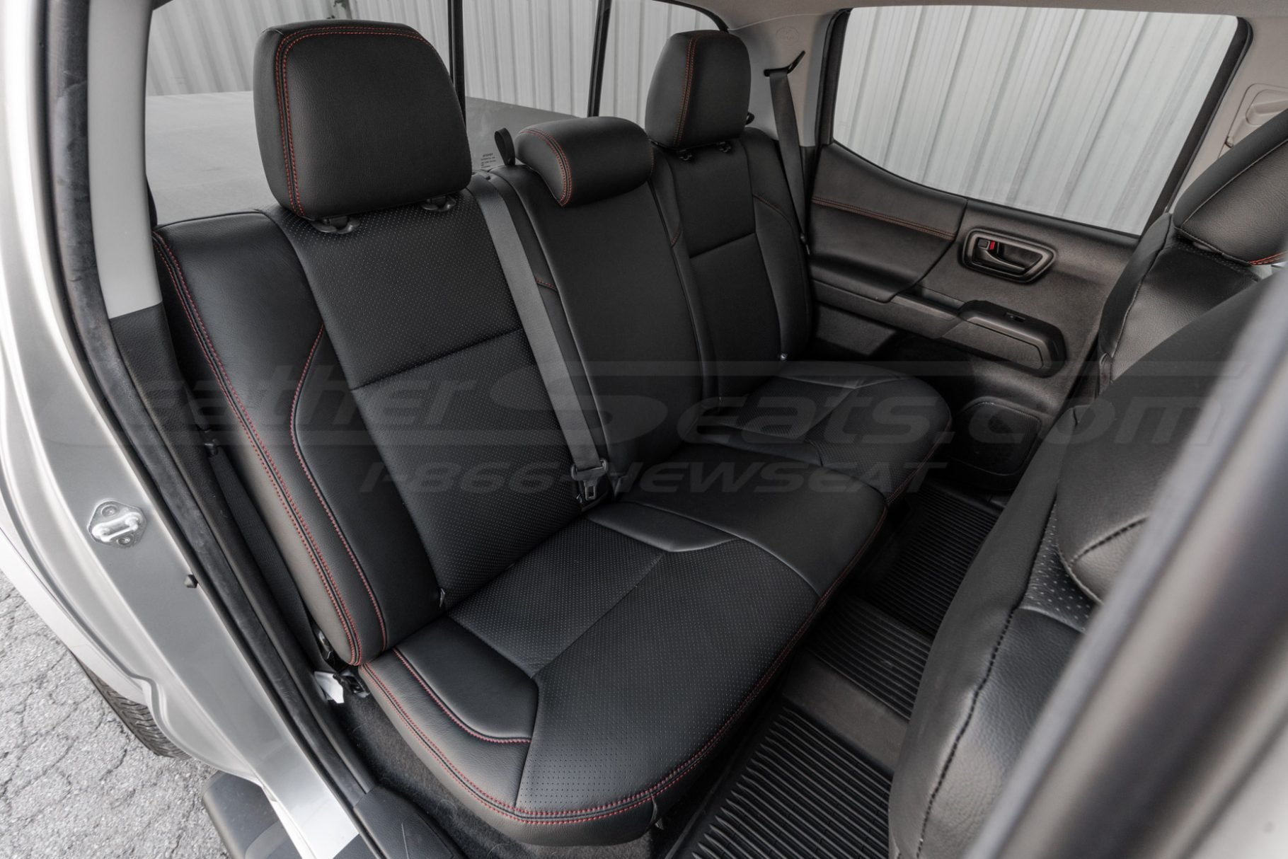 Aftermarket black tacoma leather seats - Passenger side rear seats
