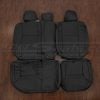 Black rear seat leather upholstery for toyota tacoma