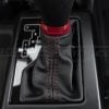 Tacoma shift boot close-up eather texture