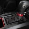 Side view of custom shift boot cover for toyota tacoma
